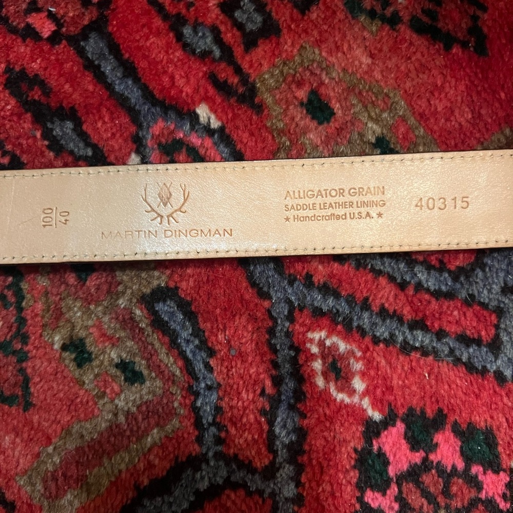Martin Dingman  Leather Belt